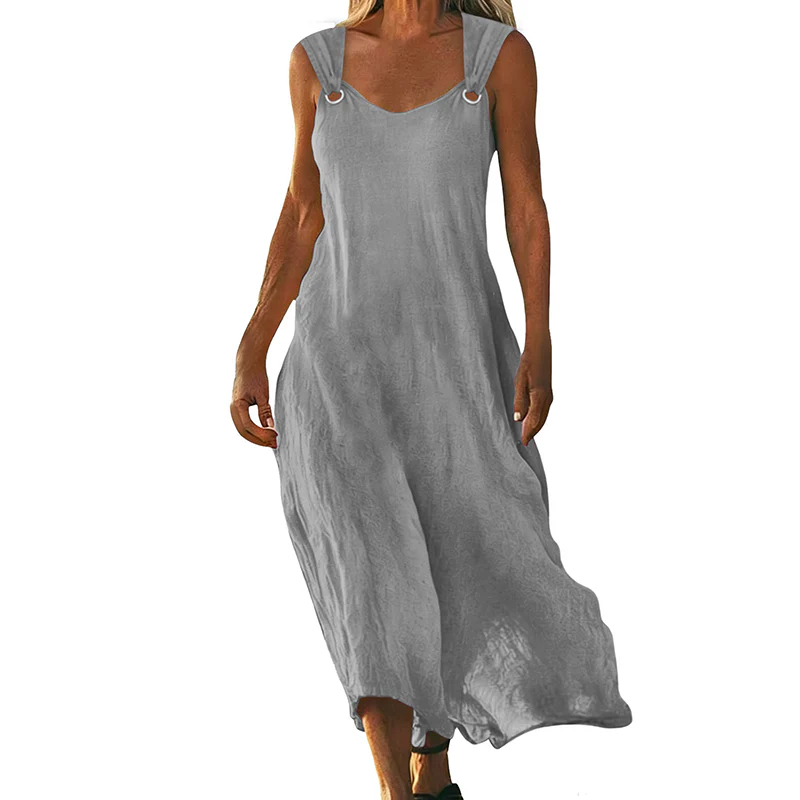 Brisa - Strappy ring detail maxi dress