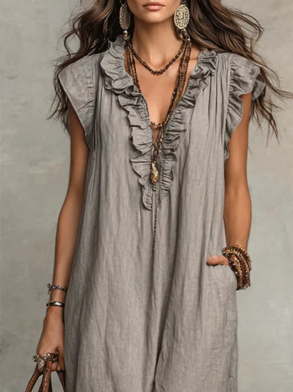 Camila - Vestido largo bohemio