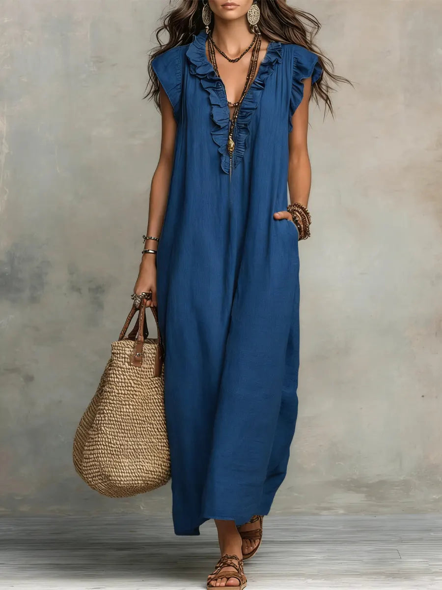 Camila - Vestido largo bohemio