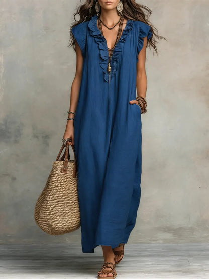 Camila - Vestido largo bohemio