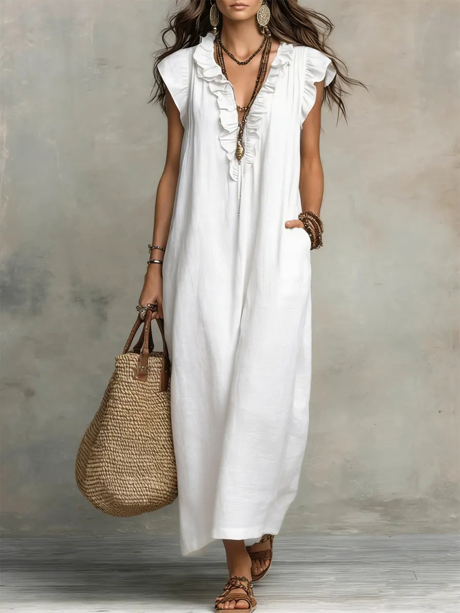 Camila - Vestido largo bohemio