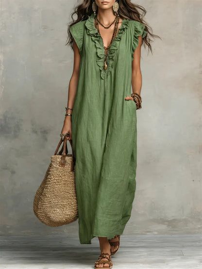 Camila - Vestido largo bohemio