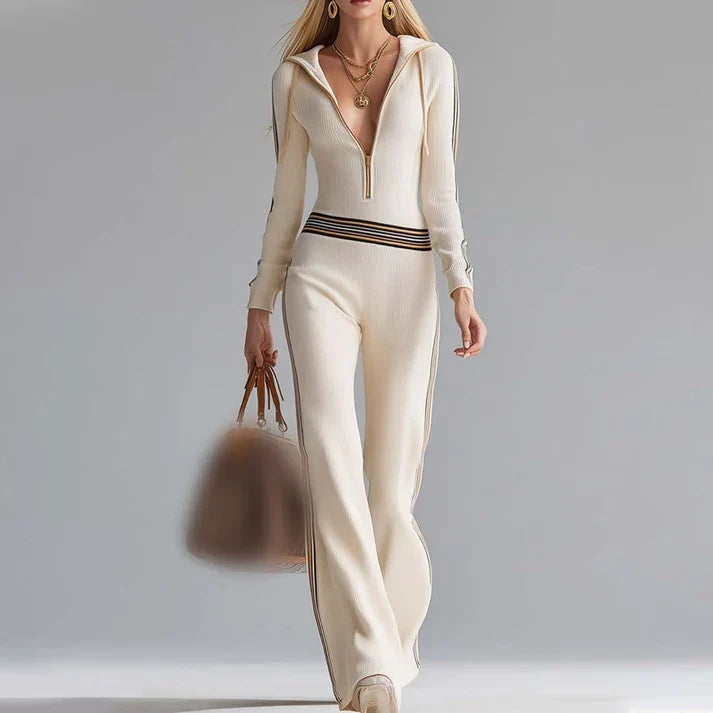 Lorena – Women's Hooded Tracksuit Jumpsuit