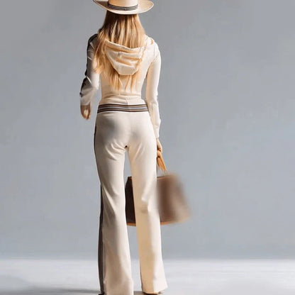 Lorena – Women's Hooded Tracksuit Jumpsuit