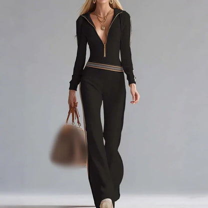 Lorena – Women's Hooded Tracksuit Jumpsuit