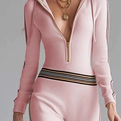 Lorena – Women's Hooded Tracksuit Jumpsuit