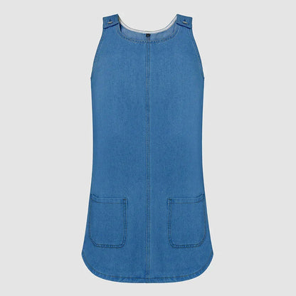 Daniela - Vestido Vaquero Casual de Tirantes